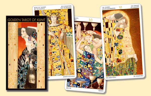 Zlatý Tarot Klimt - Golden Tarot of the Klimt - tarotové karty