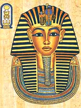 Metalický obrázek - Egypt Tutanchamon