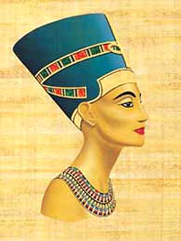 Metalický obrázek - Nefertiti