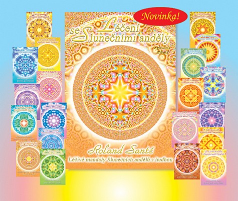 Léčení se Slunečními anděly - 20 léčivých mandal Slunečních andělů s CD zdarma