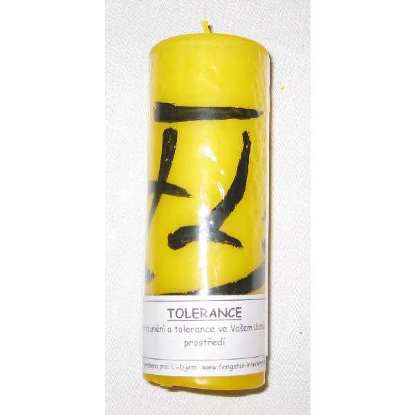 Svíčka Feng-šuej - tolerance