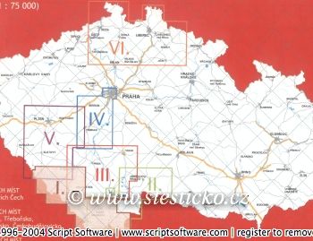 Mapa tajemných míst Severní Čechy