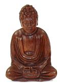 Soška Buddha dřevo 12cm
