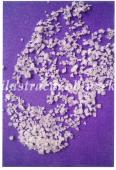 Léčivý obrázek s krystaly z diamantové vody - fialový 10x15 cm