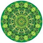 Velký mandalový obraz v dřevěném rámu - Mandala podporující zachování dobrého zdraví 38 cm