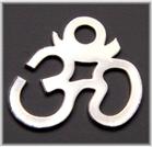 Ómkarana - symbol kovový chromovaný