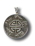 Amulet S/37 - symbol pěti požehnání stříbrný