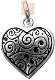 Amulet S/407 Keltské srdce stříbrné