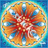 Mandala samolepka - Mandala radosti ze života 18,5x18,5 cm
