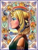 Metalický obrázek - Egypt zlatá